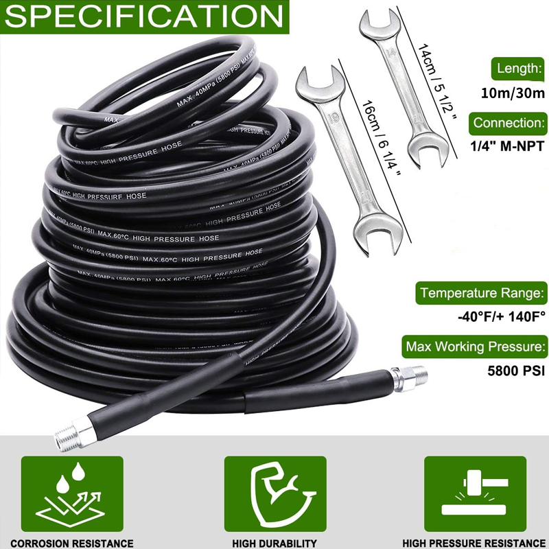 5800PSI rioolreinigingsset voor hogedrukreinige