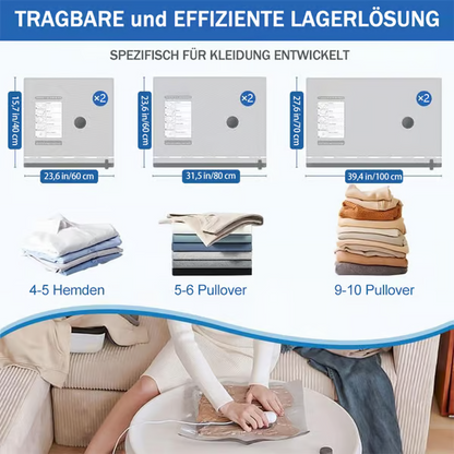 🎁 Grote uitverkoop 50% KORTING 🔥 6-delig USB elektrische vacuümpakket – Besparing van ruimte, reizen met weinig bagage!