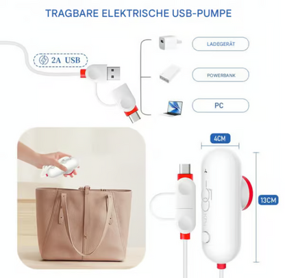 🎁 Grote uitverkoop 50% KORTING 🔥 6-delig USB elektrische vacuümpakket – Besparing van ruimte, reizen met weinig bagage!