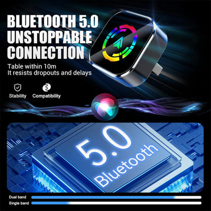 2-in-1 draadloze adapter voor iPhone en Android Auto