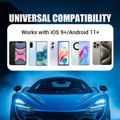 2-in-1 draadloze adapter voor iPhone en Android Auto