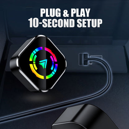 2-in-1 draadloze adapter voor iPhone en Android Auto