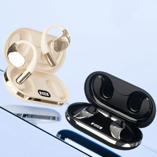 Draadloze Open Oor Hoofdtelefoon met LED-display