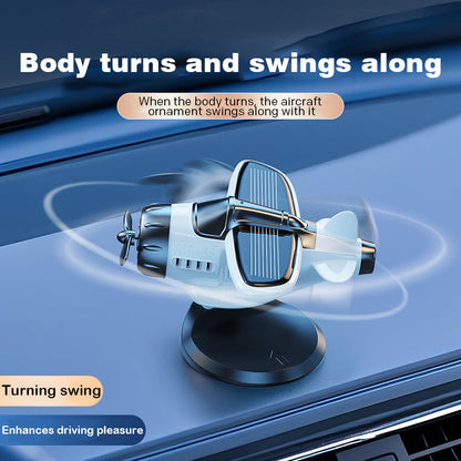 🎁2025 Beperkte tijd uitverkoop - 50% UIT🔥Zonne-energie aangedreven auto ornamenten in de vorm van een vliegtuig