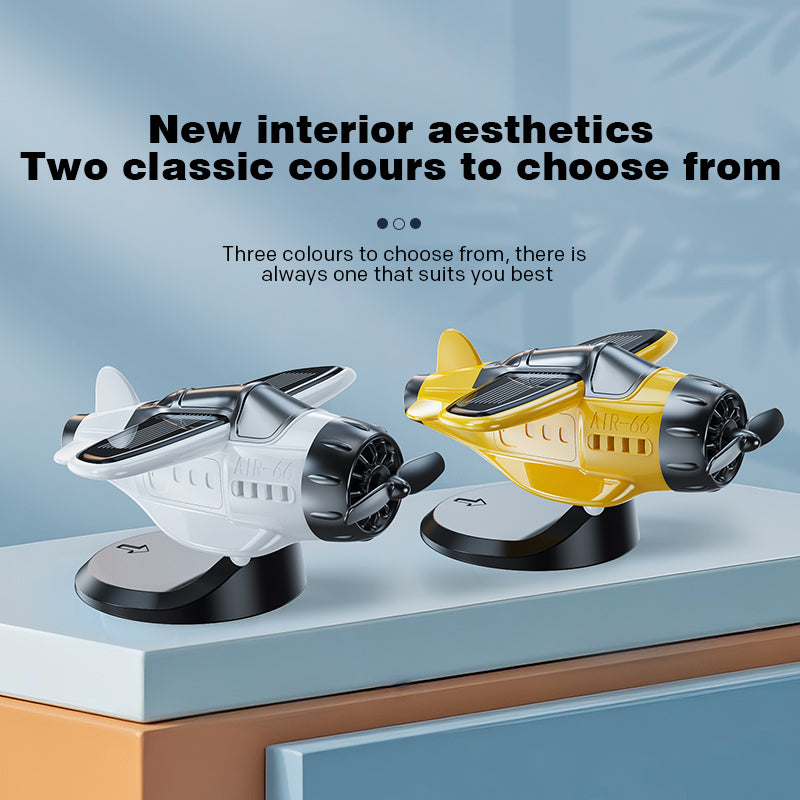 🎁2025 Beperkte tijd uitverkoop - 50% UIT🔥Zonne-energie aangedreven auto ornamenten in de vorm van een vliegtuig
